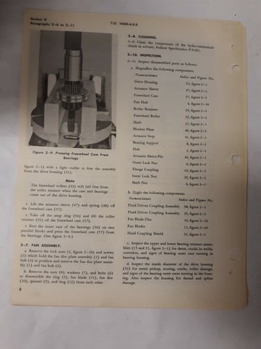 Sikorsky Hydo-Mechanical Clutch Assembly HB Overhaul Instructions Original - Picture 6 of 12