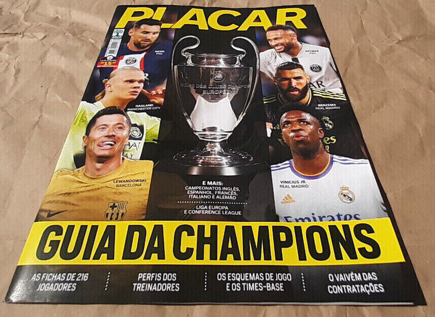 PLACAR CHAMPIONS LEAGUE GUIDE 2022 2023 PLAYERS PROFILES Brazil Soccer  Magazine