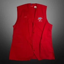 Vintage 90s Streetwear Mens Big K Mart Kmart Center Greeter Vest Movie Prop