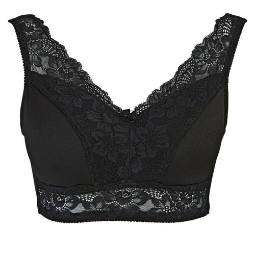 Rhonda Shear 3-pc "Betty" Pin-Up Bra with Pads and Adjustable Back 689-659, 2X - Picture 3 of 7