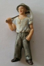 WHW : Schaffendes Deutschland - Arbeiter mit Kreuzhacke ( Porzellan )