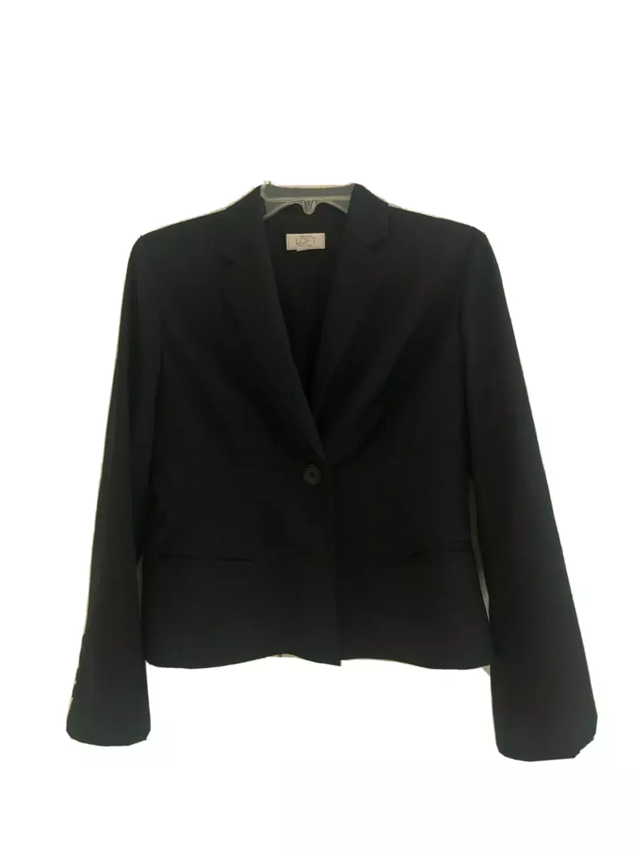 Loft black best sale blazer