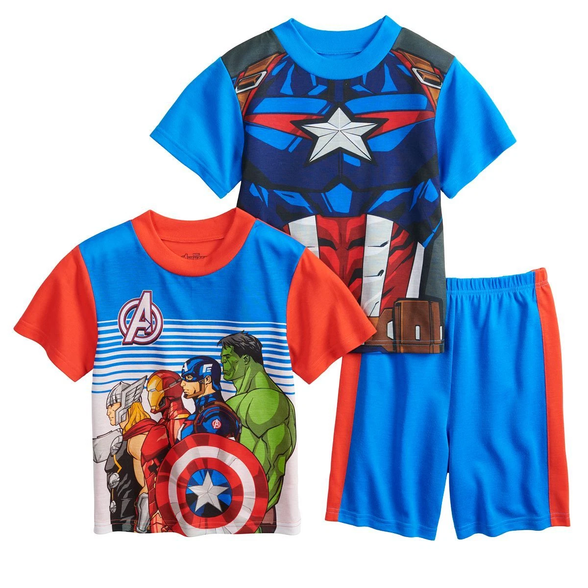 Captain america children's pajamas hot sale