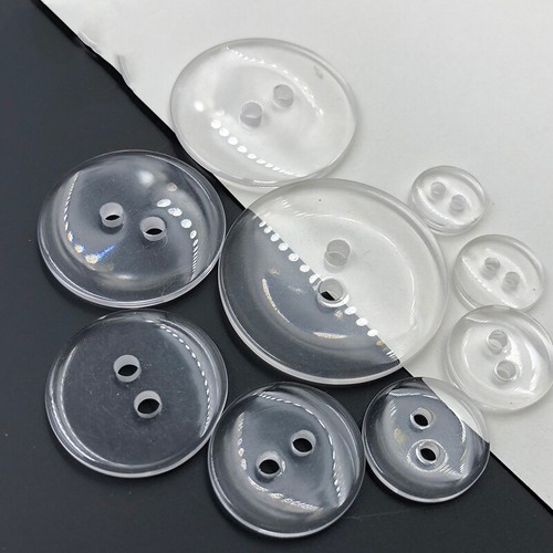 100~500Pcs 2-Hole Round Resin Button Sewing Buttons for Coat Blazer Jacket Craft - Picture 9 of 25