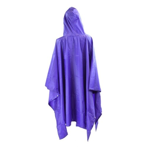 Sonia Originelli Regenponcho "Unifarben" Regencape Schutz Reflektorstreifen - Bild 30 von 39