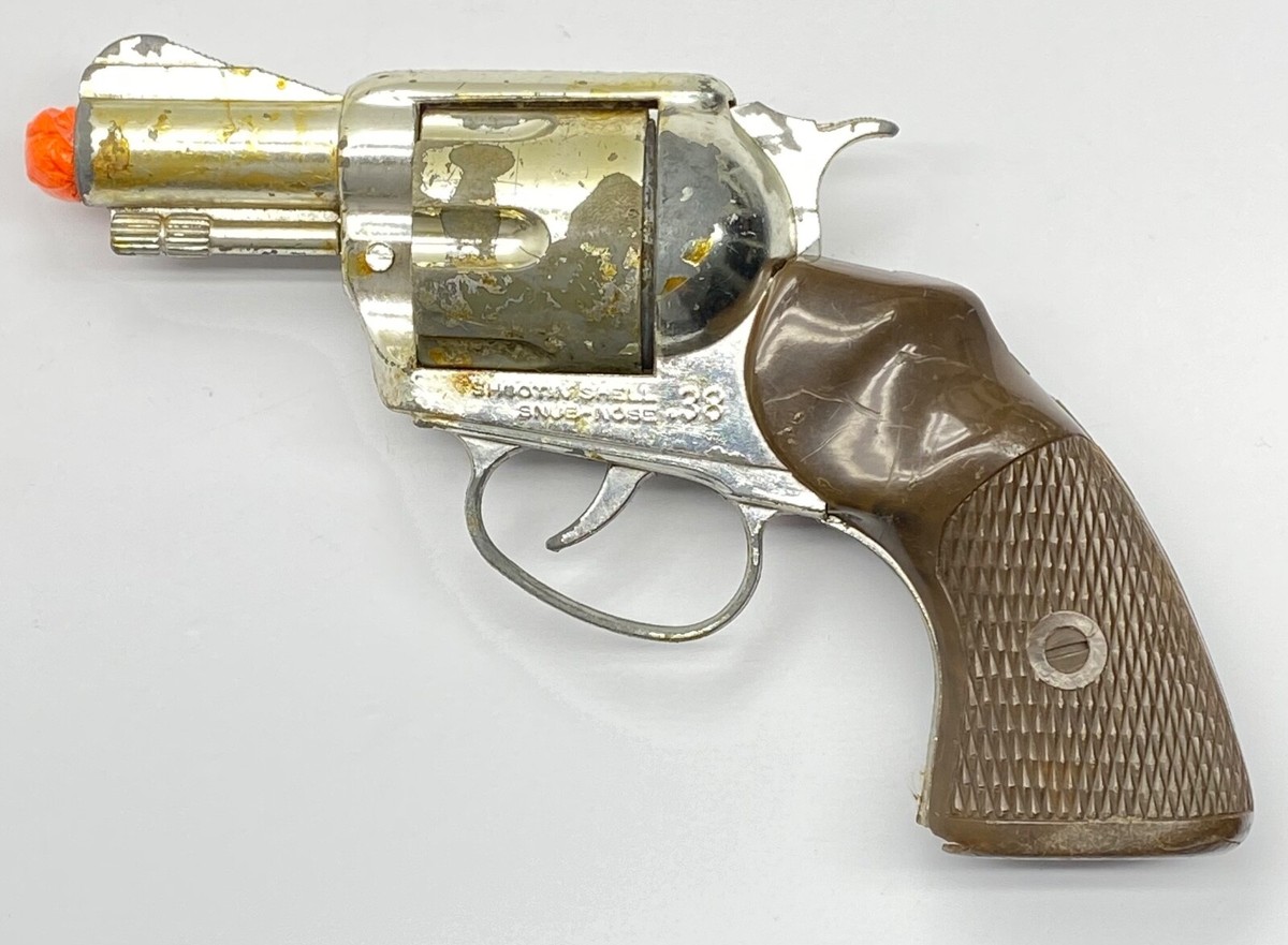vintage an・an no.38 Vintage Mattel Shootin' Shell Snub-Nose .38 Private Detective Toy