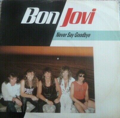 Bon Jovi Rare 12" Record Never Say Goodbye/Silent Night 2 more songs.UK 1988 - Picture 1 of 9