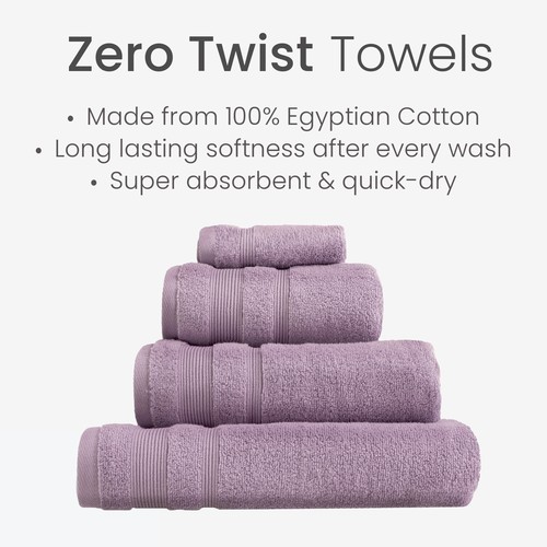 Allure Egyptian Cotton Bath Towels - Super Soft Zero Twist, Absorbent, 500GSM - Picture 81 of 120