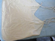 Vintage JC Penney Cream 100 Nylon Camisole 6673 w/Adjustable Straps Size 36
