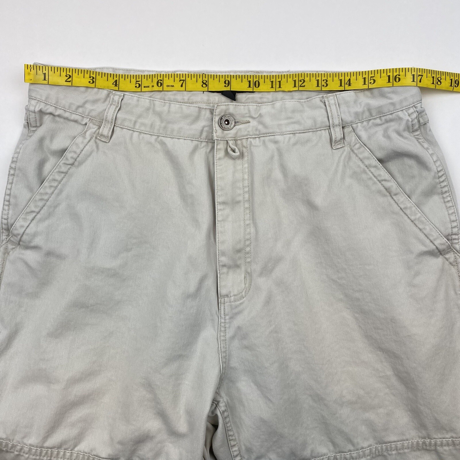 Quicksilver Carpenter Off White Pants Men's Size 36x3… Gem