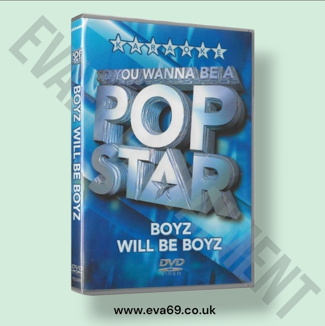 So you Wanna Be A Popstar Boyz Will Be Boyz Popular Karaoke DVD P&P Free