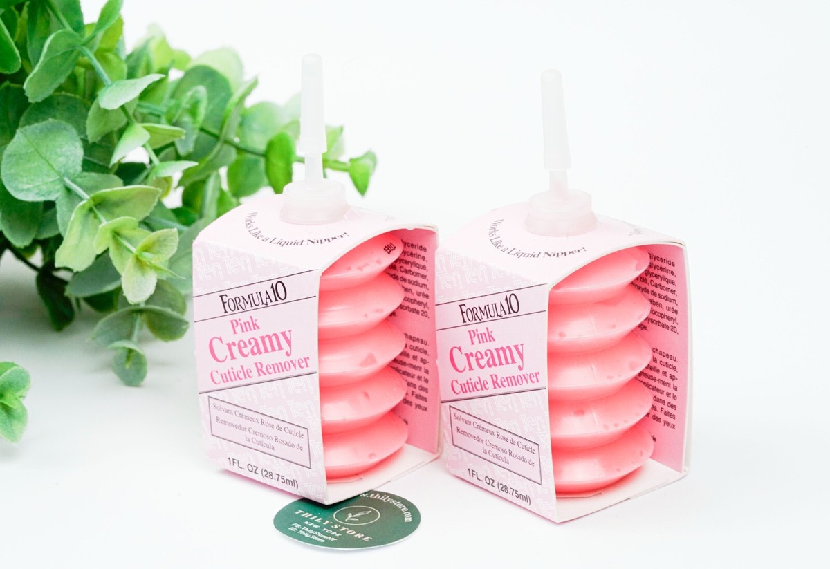 2 pcs Formula 10 Pink Creamy Cuticle Remover ( 1 oz Each x 2) New
