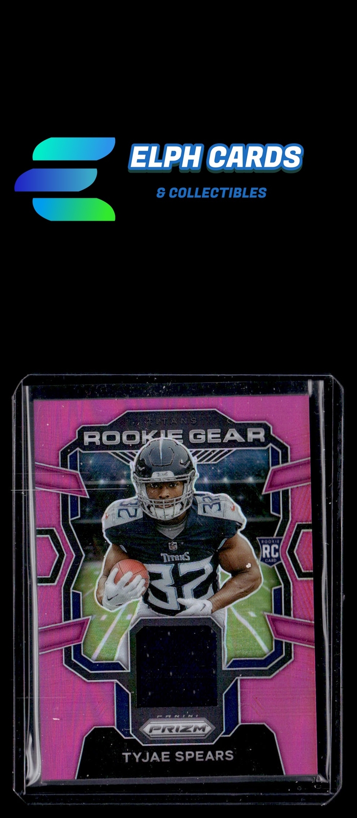 2023 Panini Prizm #RG-TS Tyjae Spears Rookie Gear Pink