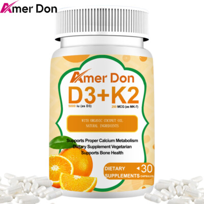 Vitamin D3 K2 5000 iu of D-3 & 200mcg of Vitamin K-2 as MK-7 2-1 Complex