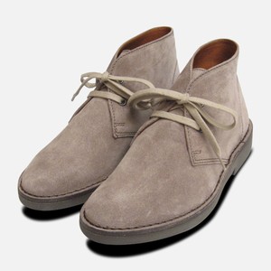 light beige desert boots