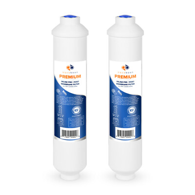 2PK Premium Aquaboon T33Inline Post/Carbon Polishing Water Filter Cartridge Jaco