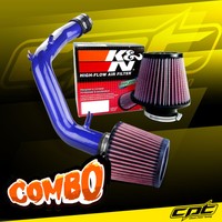 01-05 Vw Jetta 1.8t 1.8l 4cyl Blue Cold Air Intake + K&n Air Filter 01-05 Vw Jetta 1.8t 1.8l 4cyl Blue Cold Air Intake + K&n Air Filter