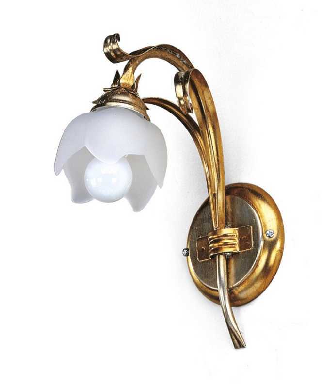 Applique Rustica in Ferro Battuto Esse 100/1A | Illuminazione d'Interni