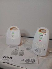 VTech DM111 Digital Audio Baby Monitor W/ 1 Parent Unit Power Cord Yellow Tested
