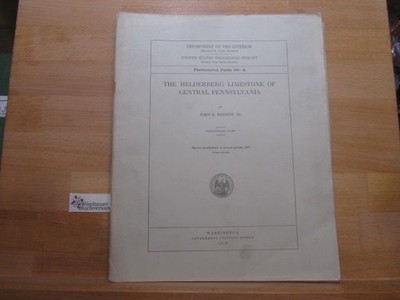 The Helderberg Limestone of Central Pennsylvania (Professional Paper 108-K) Rees
