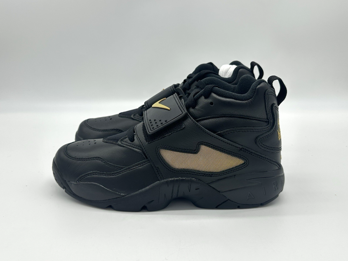 Nike Air Diamond Turf Men's Size 8.5 Signing Day Black Gold Shoes