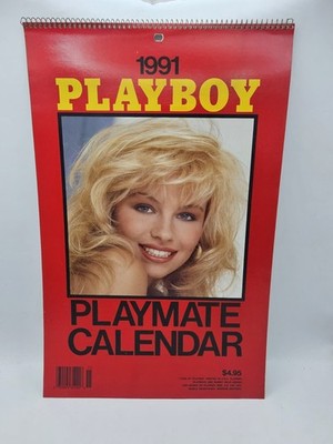 Vintage Playboy Playmate Calendar 1991 Pamela Anderson 13''