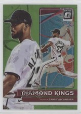 2022 Panini Donruss Optic Diamond Kings Lime Green Prizm Sandy Alcantara #19 2id