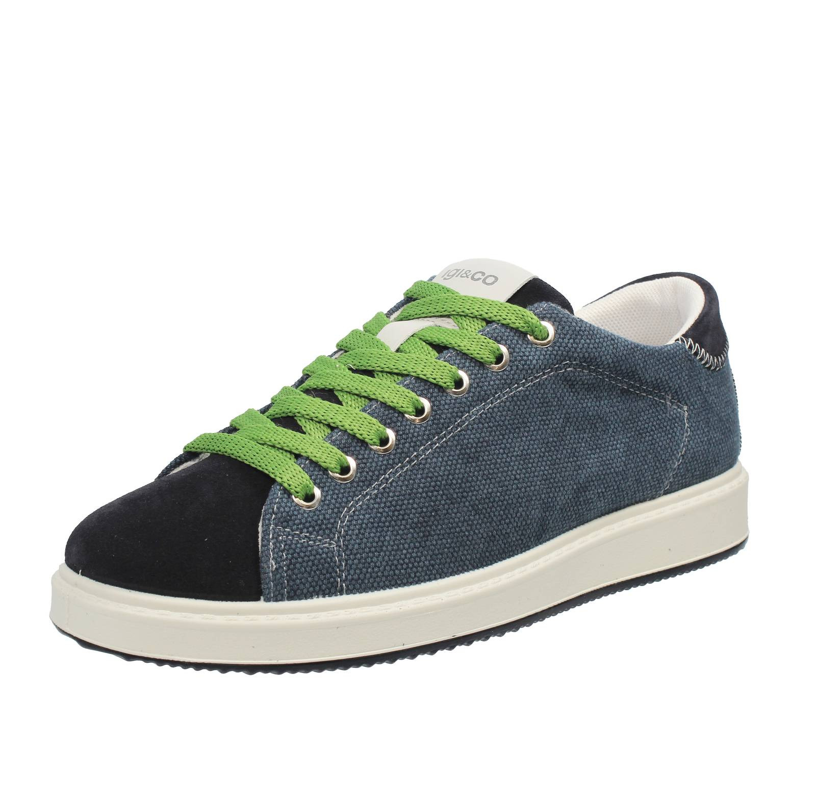 Igi & Co Santiago - Кроссовки из натуральной замши синего цвета - Taglia 42 [26,5 см] Scarpe