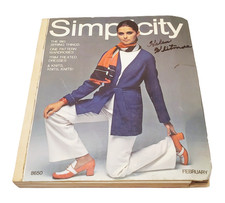 Simplicity Pattern Book February 1969 Store Counter Catalog 60s Spring Fashions