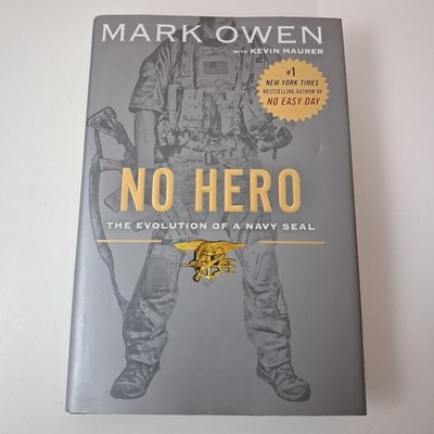 No Hero Mark Owen Kevin Maurer Dutton Gray HC DJ First Edition 2014 USA
