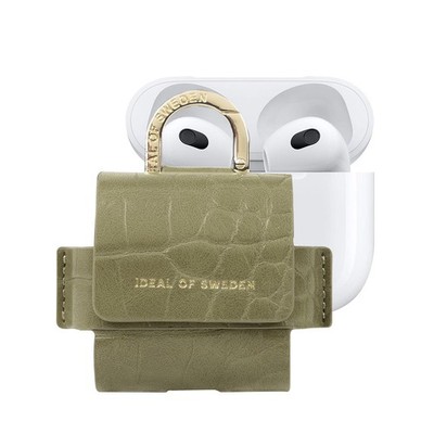 IDEAL OF SWEDEN Mini Tasche für Apple Pods 3 Flo strukturiert Kroko, Karabiner