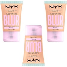 Lot of 3 - NYX Bare With Me Blur Tint Foundat...