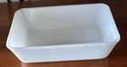 Westinghouse baking dish 10 by 6 by 2 1/2 “ white milk glass Vintage