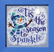 MILL HILL Buttons Beads Kit Counted Cross Stitch SPARKLE Snowman MH14-2633