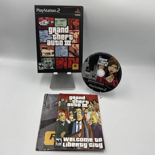 Grand Theft Auto III 3 Playstation 2 PS2 CIB Map Tested & Working