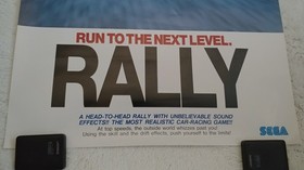 Sega Rally  1995 - Arcade Promotional B1 Poster from Japan Sega Saturn 29 x 41