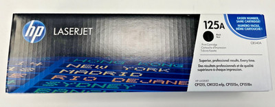 HP 125A Original Toner vom Händler für HP Color Laserjet - Schwarz (CB540A)