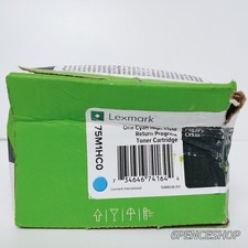  Deformed Box Lexmark 75M1HC0 Cyan High Yield Toner Cartridge