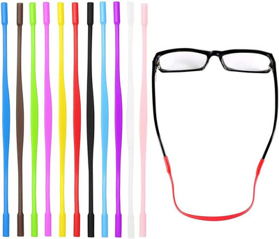 10PCS Silicone Eyeglasses Strap Anti-Rutsch Silikon Brillenbänder Mit Sport Elas