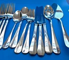 Wallace HARTFORD 18/10 Huge Lot of 35 Stainless Flatware Indonesia