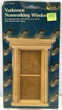 Classics by Handley #75041 Yorktown Dollhouse Window 1” Scale Miniature New