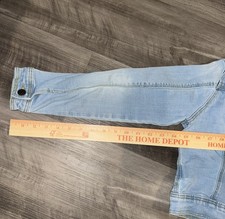 Cat and Jack Stretch Jean Jacket Girl size 7/8 with snap buttons