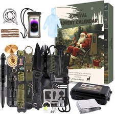 Survival Advent Calendar 2026 Men - 24 Days Xmas Countdown GIF for Teen Boy