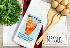 Aperol Spritz, Waffle Weave Towel, Micro Fiber, Gym, Spa, Hands(T552)