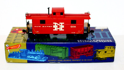 Roundhouse HO NH 2 window steel Caboose C-536 Built Boxed Custom Decorated KDs