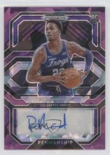 2021 Prizm Draft Picks College Penmanship Purple Ice 14/99 RJ Nembhard Auto 08z4