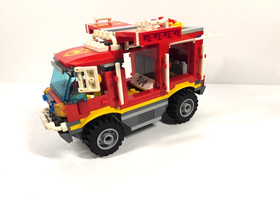 LEGO City Snow Groomer, 4X4 Fire Truck, & Off-Road Fire Rescue 60222, 4208, 7942