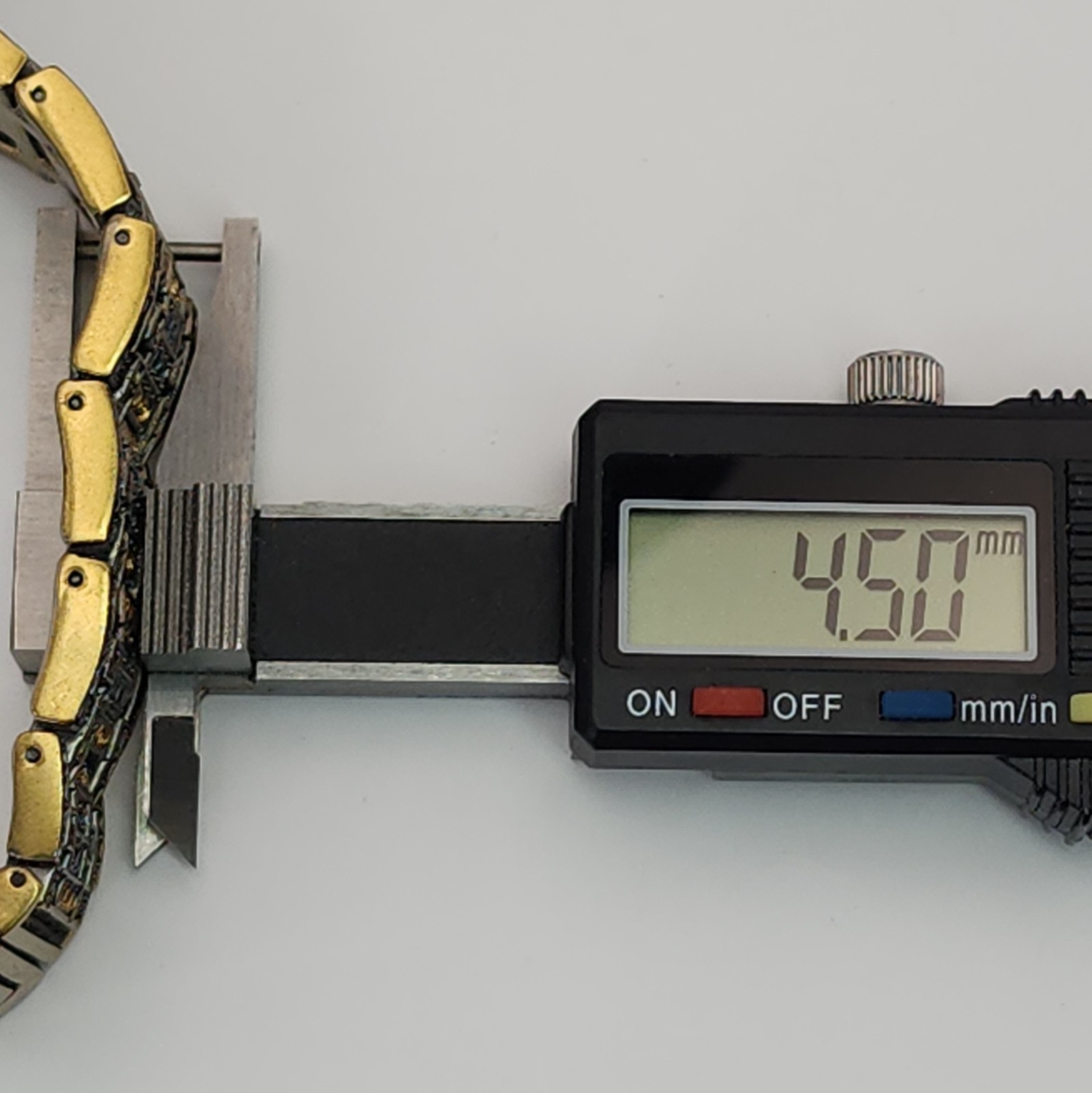 Signed Heidi Daus Statement Bracelet Blue Yellow … - image 13