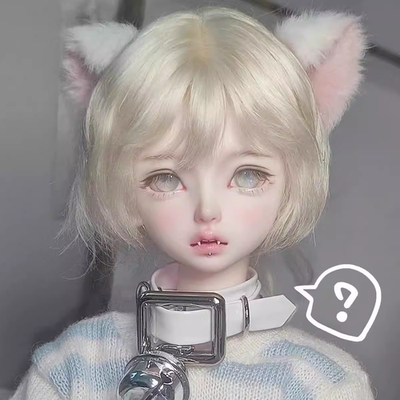 1/4 BJD Doll Girl Aws Face Make UP+Free Eyes Resin Figure Handmade