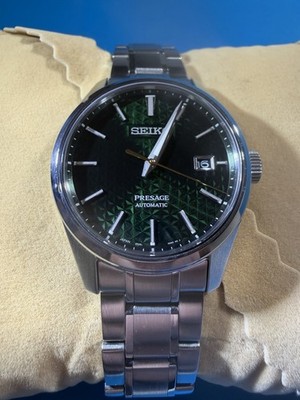 Seiko Presage Sharp Edged SARX079 Men's Automatic Watch   Tokiwa Green Dial